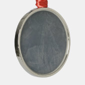 Gray Suede Ornament Aus Metall (Rechts)