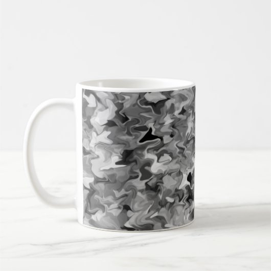 Gray Swirl 11oz Tasse (Links)