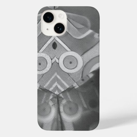 Gray Symmetrie Case-Mate iPhone Hülle (Rückseite)