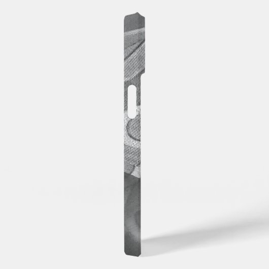 Gray Symmetrie Case-Mate iPhone Hülle (Rückseite / Rechts)