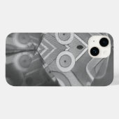 Gray Symmetrie Case-Mate iPhone Hülle (Rückseite (Horizontal))