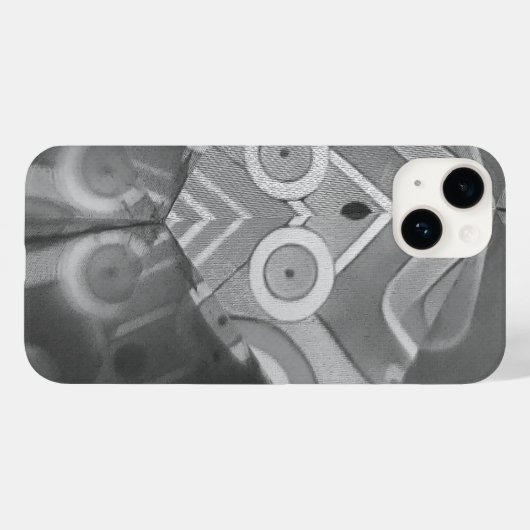Gray Symmetrie Case-Mate iPhone Hülle (Rückseite (Horizontal))