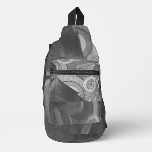 Gray Symmetrie Crossbody Bag (Vorderseite)