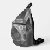 Gray Symmetrie Crossbody Bag (Rechte Ecke)