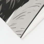 Gray Tabby Cat Fleecedecke (Ecke)