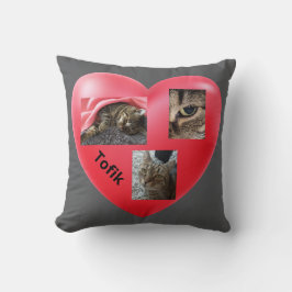 Gray Tabby Cat - Im Herzen der Erinnerungen Kissen