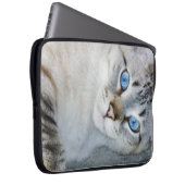 Gray Tabby Cat Laptopschutzhülle (Vorne Rechts)