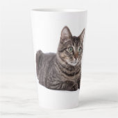 Gray Tabby Cat Milchtasse (Vorderseite)