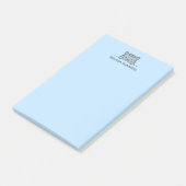 Gray Tabby Cat Peeking über Individuelle Name Blue Post-it Klebezettel (angewinkelt)