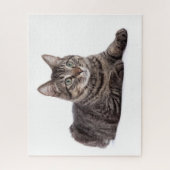 Gray Tabby Cat Puzzle (Vertikal)