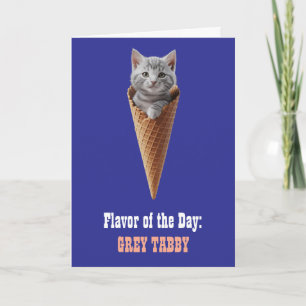 Gray Tabby Cone Karte