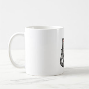Gray Tabby Kawaii Smiling Cat Kaffeetasse