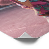 Gray Tabby Rocker Poster (Ecke)