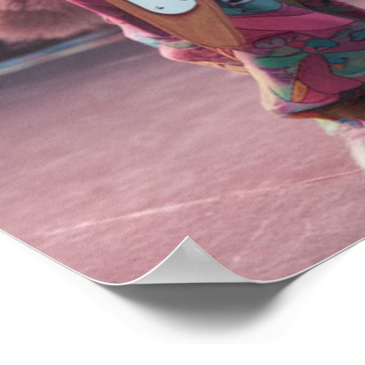 Gray Tabby Rocker Poster (Ecke)