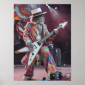 Gray Tabby Rocker Poster (Vorne)