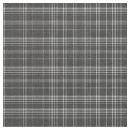 Gray Tartan Rustic Pattern Stoff (Nahaufnahme)