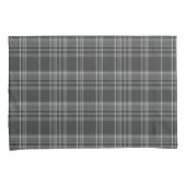Gray Tartan Scottish Pattern Kissenbezug (Vorderseite-Rechts)