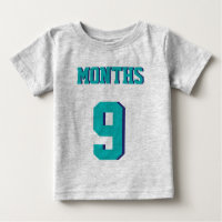 Gray & Teal Baby | Sports Jersey Design