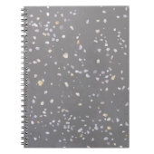 Gray Terrazzo Stone Notizblock (Vorderseite)