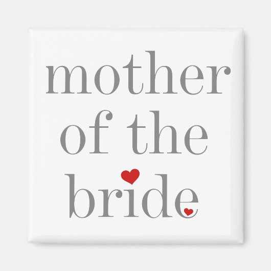 Gray Text Mutter von Bride Magnet (Vorne)