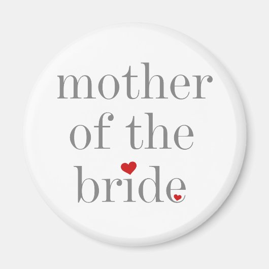 Gray Text Mutter von Bride Magnet (Vorne)