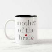 Gray Text Mutter von Bride Zweifarbige Tasse (Links)
