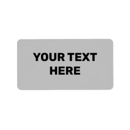 GRAY TEXTURE EINFACHE MINIMAL-TEXT-STYLE-ETIKETTEN ADRESSAUFKLEBER
