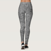 Gray Textured Leggings (Rückseite)