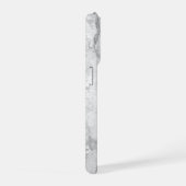 Gray Textured Marble iPhone Hülle (Rechte Seite)