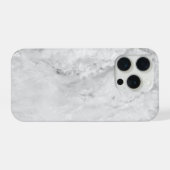 Gray Textured Marble iPhone Hülle (Rückseite (Horizontal))
