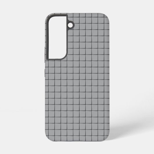Gray Tile Pattern Samsung Galaxy Hülle (Rückseite)