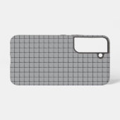 Gray Tile Pattern Samsung Galaxy Hülle (Rückseite (Horizontal))