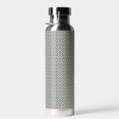 Gray Tiled Pattern Stilvoll Trinkflasche (Rechts)