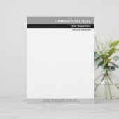 Gray Tones Briefbogen (Stehend Vorderseite)
