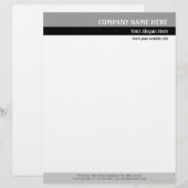 Gray Tones Briefbogen (Vorne/Hinten)