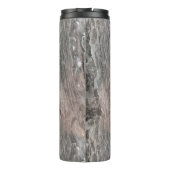 Gray Tones Marble Stone Thermosbecher (Rückseite)