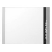 Gray Tones Notizblock (Vorderseite)