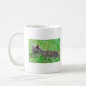 Gray Tortie Cat Kaffeetasse (Links)