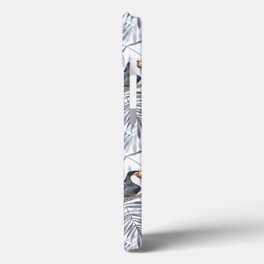 Gray Toucan Case-Mate iPhone Hülle (Rückseite / Links)