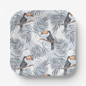 Gray Toucan Pappteller (Vorderseite)