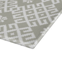 Gray Traditional Lettisch Design Pattern
