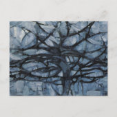 Gray Tree By Piet Mondrian Postkarte (Vorderseite)
