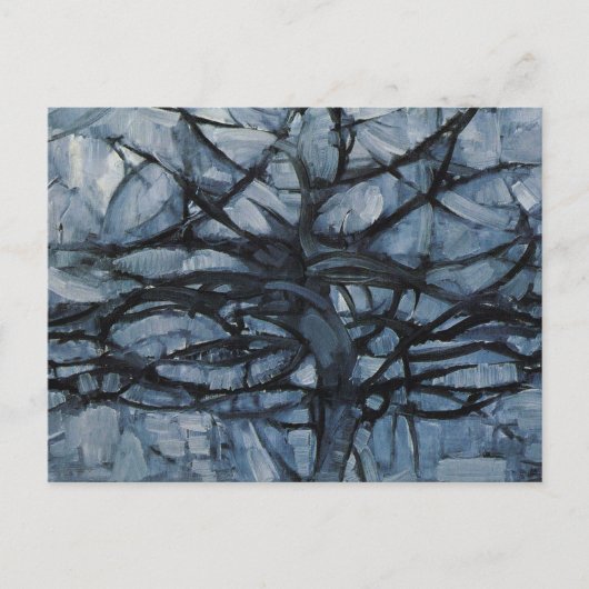 Gray Tree By Piet Mondrian Postkarte (Vorderseite)