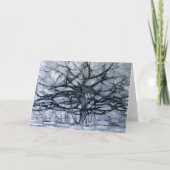 Gray Tree - Piet Mondrian - Abstrakte Kunst Karte (Vorderseite)