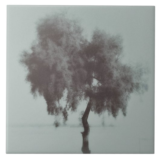 Gray Tree Sketch Fliese (Vorderseite)