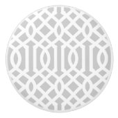 Gray Trellis Keramikknauf (Vorderseite)