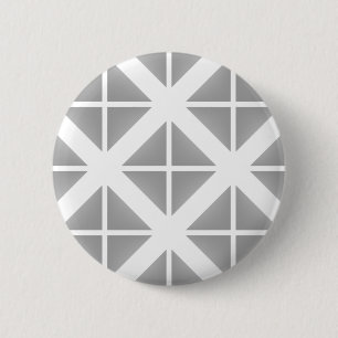 Gray Trendy Triangle Pattern Button