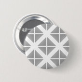 Gray Trendy Triangle Pattern Button (Vorne & Hinten)