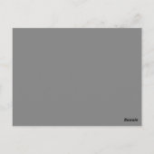 Gray Tribal Arrows Tischnummer Postcard (Rückseite)