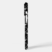 Gray Trombone Crosshatch Case-Mate iPhone Hülle (Rückseite / Links)
